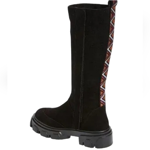 FARM Rio Shoes - FARM Rio  Black Suede Tall Shaft Boot...Size 7